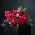 Load image into Gallery viewer, 12 Fuchsia Pink Rose
