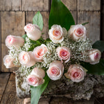 Load image into Gallery viewer, 12 Blush Pink Roses
